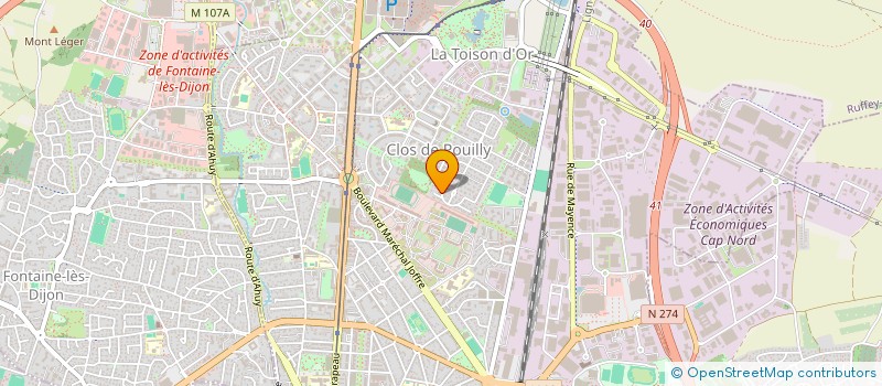 localisation de l'entreprise FL INFORMATIQUE  DIJON