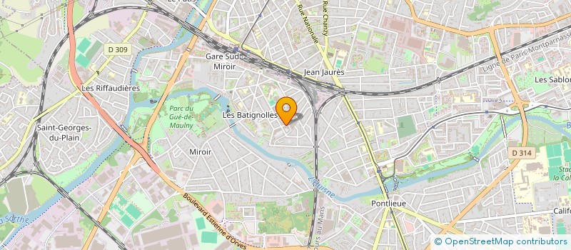 localisation de l'entreprise FL INGENIERIE à LE MANS