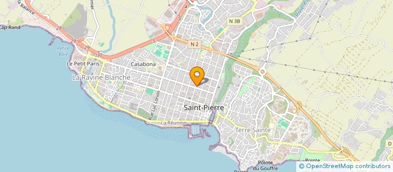 localisation de l'entreprise FL INSTITUT à SAINT-PIERRE
