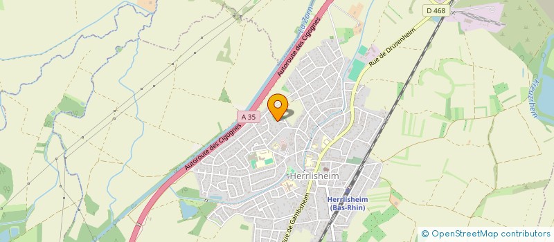 localisation de l'entreprise FL INVEST à HERRLISHEIM