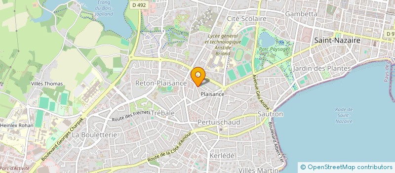 localisation de l'entreprise FL INVEST  SAINT-NAZAIRE