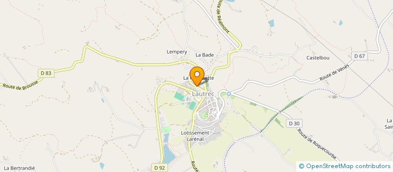 localisation de l'entreprise FL INVEST  SAINT-GENEST-DE-CONTEST