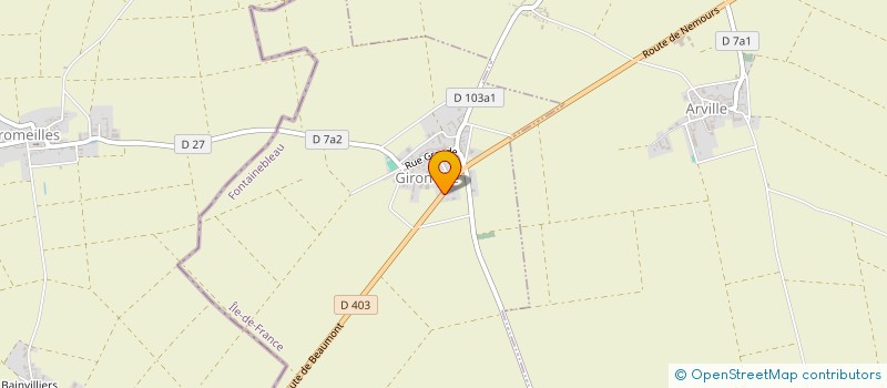 localisation de l'entreprise FL INVEST  ARVILLE