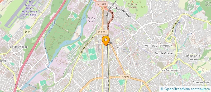 localisation de l'entreprise FL INVESTISSEMENT  ANNECY