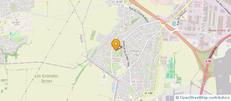 localisation de l'entreprise FL INVESTISSEMENTS à CORBAS