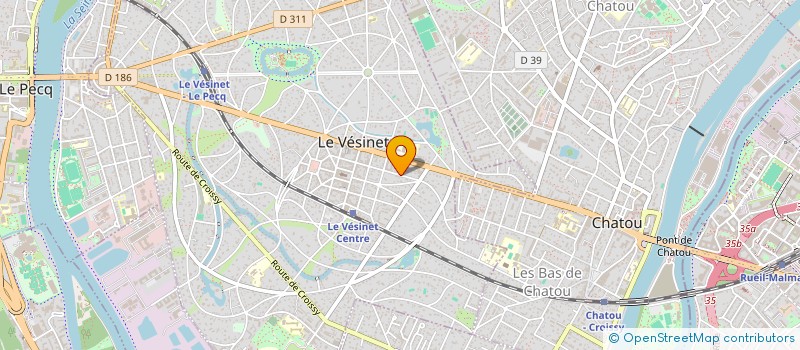 localisation de l'entreprise FL LANDES  LE VESINET