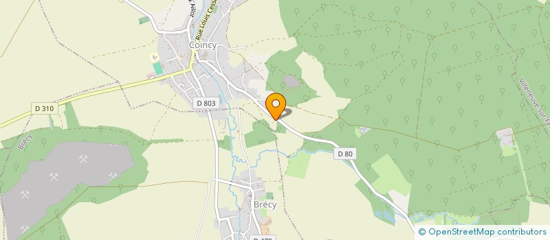 localisation de l'entreprise FL LOC  COINCY