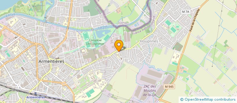 localisation de l'entreprise FL MECA HYDRO  HOUPLINES