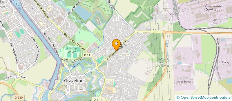 localisation de l'entreprise FL&MS à GRAVELINES