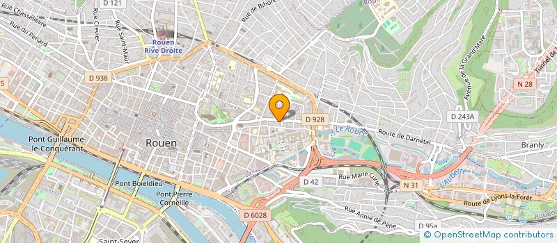 localisation de l'entreprise FL NORMANDIE INVEST à ROUEN