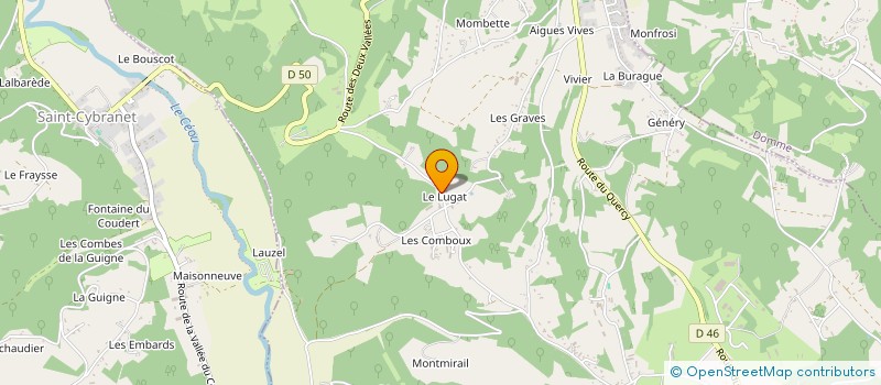 localisation de l'entreprise FL ORGANISATION SERVICES  CENAC ET SAINT JULIEN