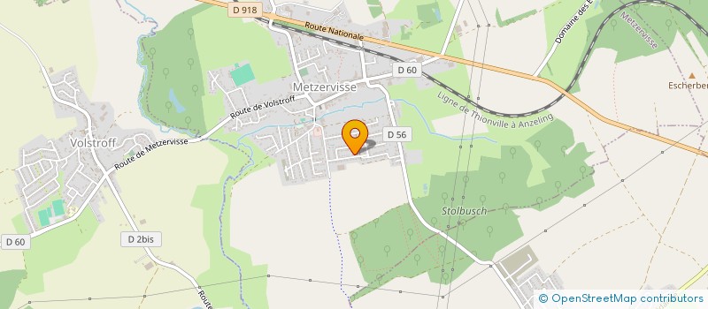 localisation de l'entreprise FL ORTHO  METZERVISSE