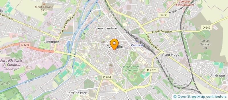 localisation de l'entreprise FL PARTICIPATIONS à CAMBRAI