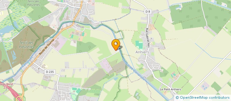 localisation de l'entreprise FL - PROCONCEPT  DOUAI