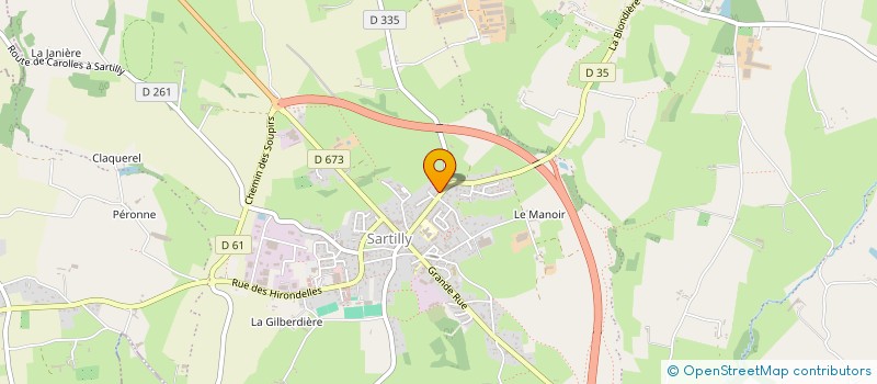 localisation de l'entreprise FL PRODUCTION  SARTILLY-BAIE-BOCAGE