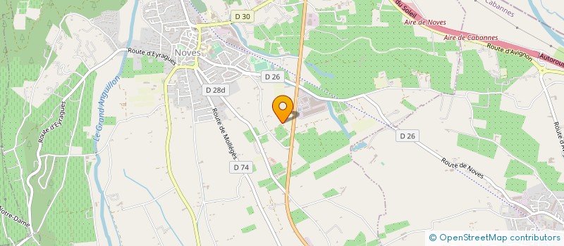 localisation de l'entreprise FL PRODUCTION  NOVES