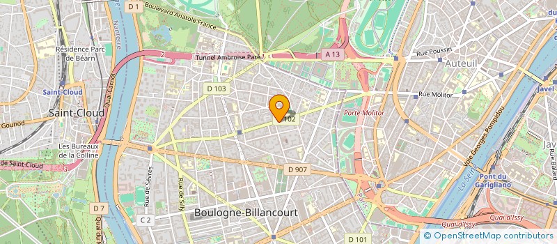 localisation de l'entreprise FL RENOV à BOULOGNE-BILLANCOURT