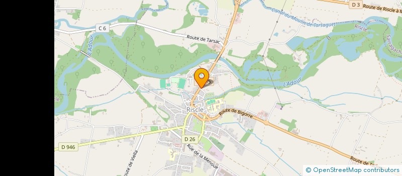 localisation de l'entreprise FL RESTAURATION  RISCLE