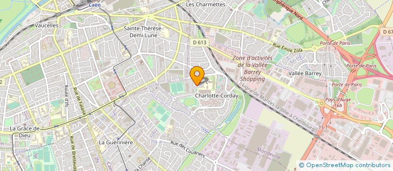 localisation de l'entreprise FL RESTAURATION CAEN JACOBIN  MONDEVILLE