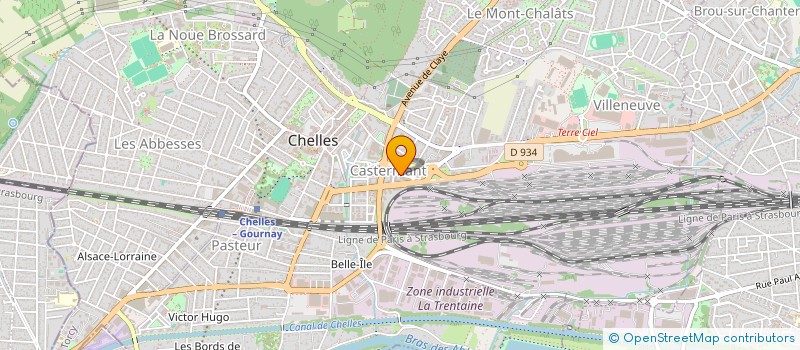 localisation de l'entreprise FL SERVICES à CHELLES