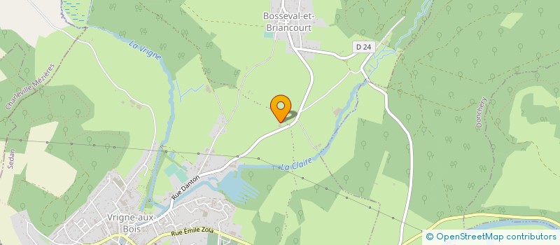 localisation de l'entreprise FL SERVICES à VRIGNE AUX BOIS