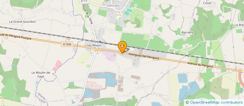 localisation de l'entreprise FL TOITURE  VELINES