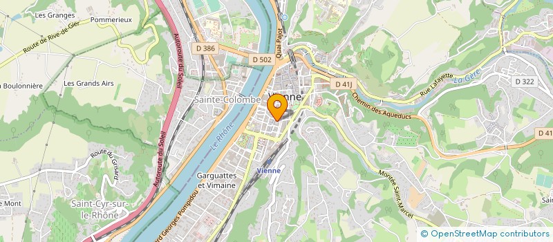 localisation de l'entreprise FL2G à VIENNE