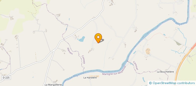 localisation de l'entreprise FLA 53 à CONTEST