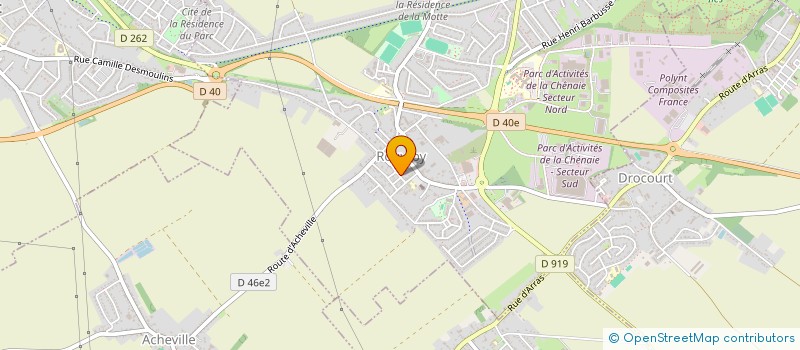 localisation de l'entreprise FLA  ROUVROY