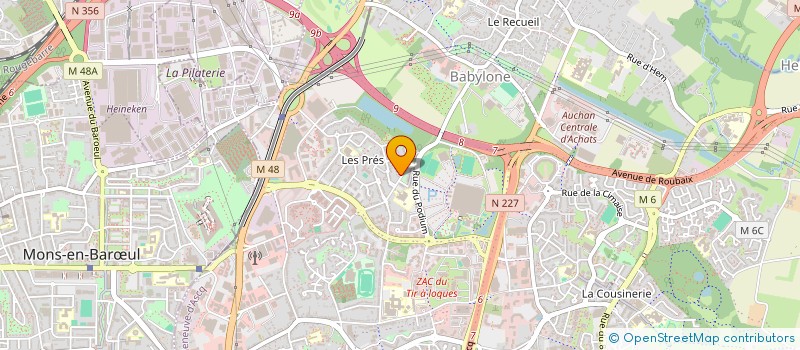 localisation de l'entreprise FLA CONSULTING à VILLENEUVE-D'ASCQ