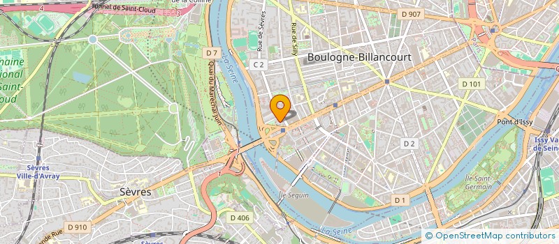 localisation de l'entreprise FLA' GRANDS DELICES à BOULOGNE-BILLANCOURT