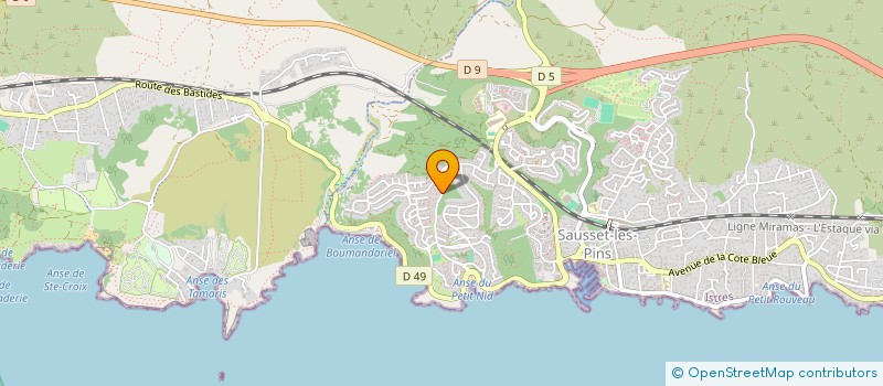 localisation de l'entreprise FLA IMMO  SAUSSET-LES-PINS