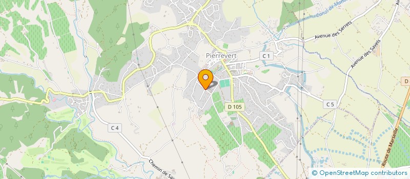 localisation de l'entreprise FLAAM  PIERREVERT