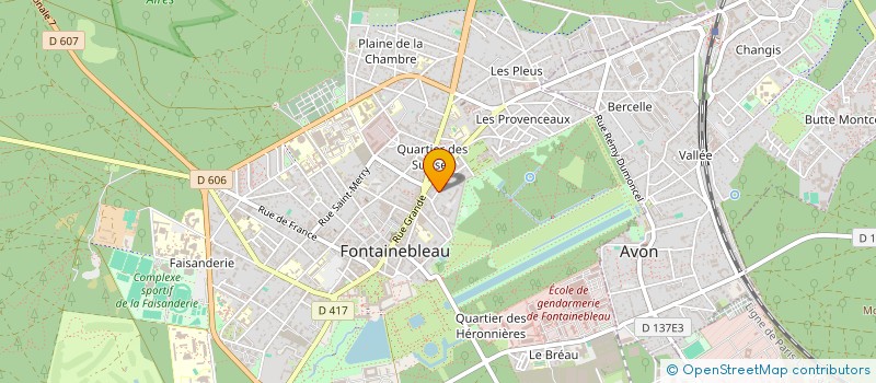 localisation de l'entreprise FLAASH  FONTAINEBLEAU