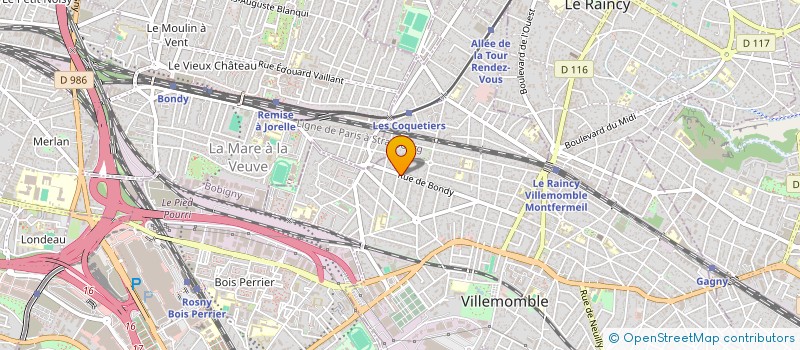 localisation de l'entreprise FLAAT HEMMER à VILLEMOMBLE