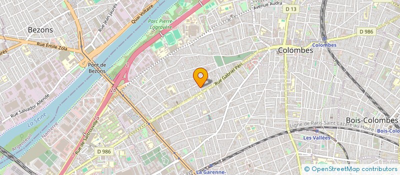 localisation de l'entreprise FLAB INVESTISSEMENT  COLOMBES