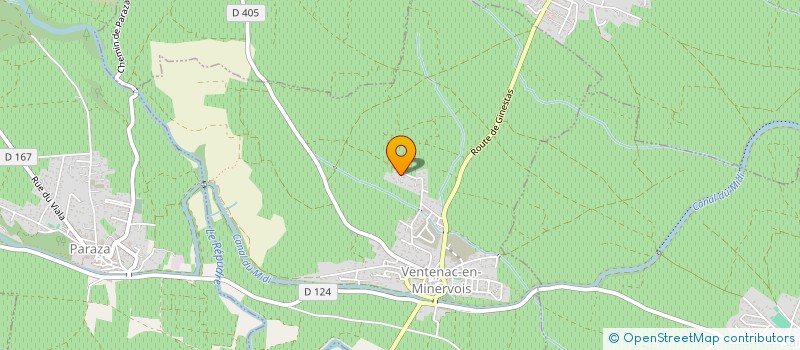 localisation de l'entreprise FLAC  VENTENAC-EN-MINERVOIS