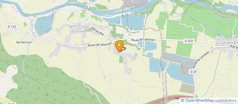 localisation de l'entreprise FLAC AUTOMOBILE  SAINT-CRICQ-DU-GAVE