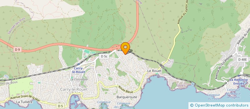 localisation de l'entreprise FLACAS  CARRY-LE-ROUET