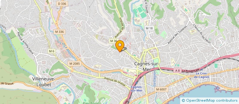 localisation de l'entreprise FLACHE à CAGNES-SUR-MER