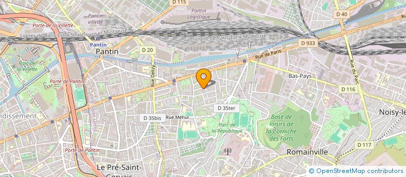localisation de l'entreprise FLACHE CAFE  PANTIN