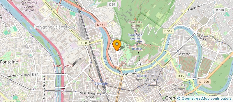 localisation de l'entreprise FLACO  GRENOBLE