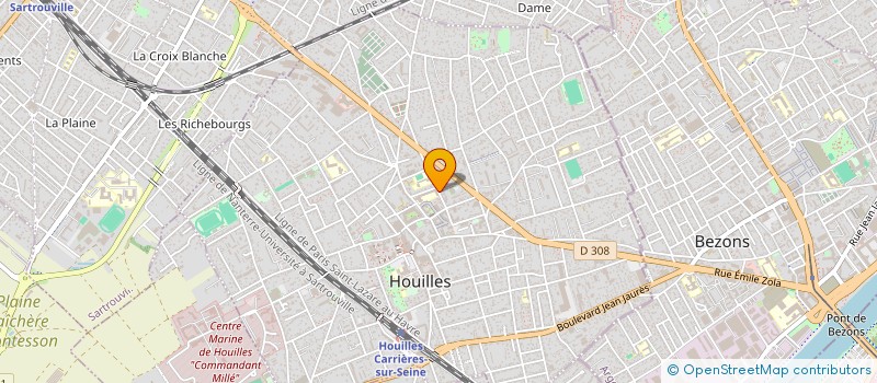 localisation de l'entreprise FLACONE GROUPE à HOUILLES