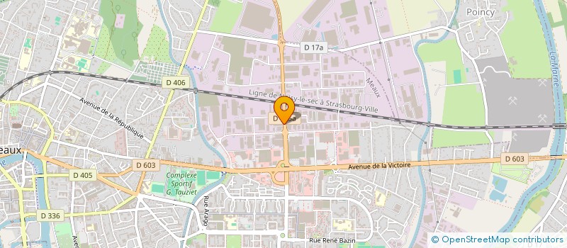 localisation de l'entreprise FLACY à MEAUX