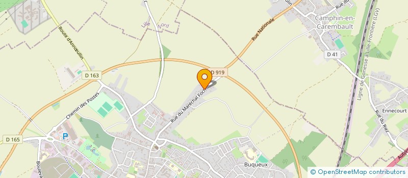 localisation de l'entreprise FLAD IMMO  CARVIN