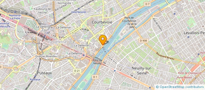 localisation de l'entreprise FLAES à COURBEVOIE