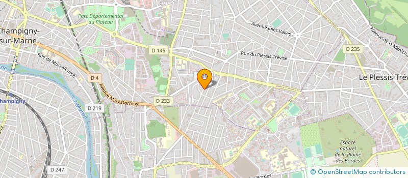 localisation de l'entreprise FLAG à CHAMPIGNY-SUR-MARNE