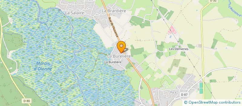 localisation de l'entreprise FLAG à L'ILE-D'OLONNE