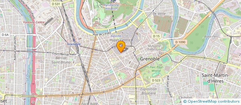 localisation de l'entreprise FLAG à GRENOBLE