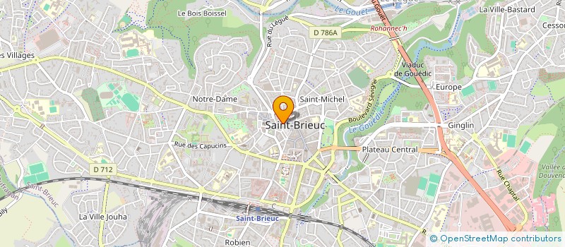 localisation de l'entreprise FLAG à SAINT-BRIEUC